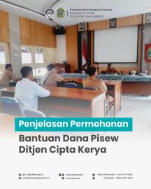 Penjelasan Permohonan Dana PISEW – Ditjen Cipta Karya Kementerian PUPR
